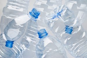1.5 million tons of plastic used globally each year for water bottles.